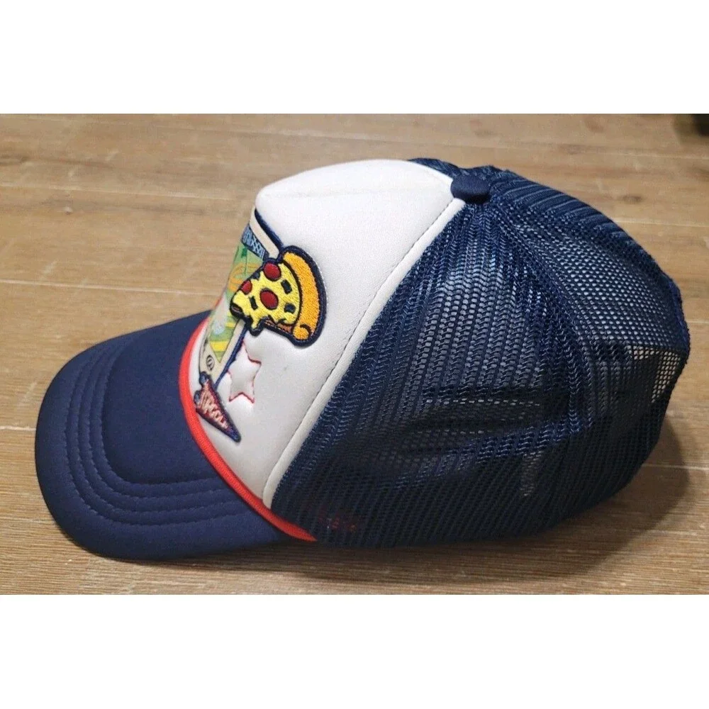 Catch Me At Top Golf Youth Hat Blue Snapback Cap Kids Golfing White TopGolf